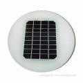 Round Solar Module for Solar Courtyard Lamp, with 2W Peak Power